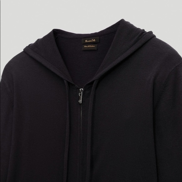 NWT. Massimo Dutti Cotton/Silk Knit Cardigan. Size L. - Picture 4 of 9